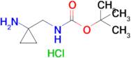 tert-Butyl ((1-aminocyclopropyl)methyl)carbamate hydrochloride