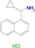 Cyclopropyl(naphthalen-1-yl)methanamine hydrochloride