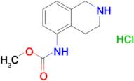 Methyl N-(1,2,3,4-tetrahydroisoquinolin-5-yl)carbamate hydrochloride