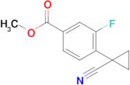 Methyl 4-(1-cyanocyclopropyl)-3-fluorobenzoate