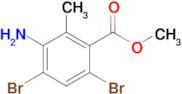 Methyl 3-amino-4,6-dibromo-2-methylbenzoate