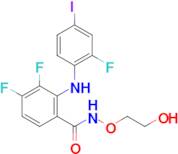 3,4-Difluoro-2-((2-fluoro-4-iodophenyl)amino)-N-(2-hydroxyethoxy)benzamide