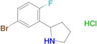 2-(5-BROMO-2-FLUOROPHENYL)PYRROLIDINE HCL