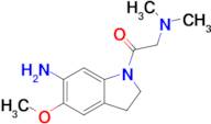 1-(6-Amino-5-methoxyindolin-1-yl)-2-(dimethylamino)ethanone