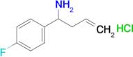 1-(4-Fluorophenyl)but-3-enylamine hcl