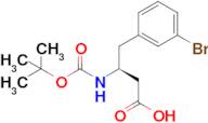 (S)-4-(3-Bromophenyl)-3-((tert-butoxycarbonyl)amino)butanoic acid