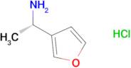 (S)-1-(Furan-3-yl)ethan-1-amine hydrochloride