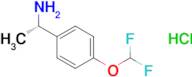 (S)-1-(4-(Difluoromethoxy)phenyl)ethan-1-amine hydrochloride