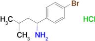 (R)-1-(4-Bromophenyl)-3-methylbutan-1-amine hydrochloride