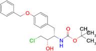 tert-Butyl ((2S,3S)-1-(4-(benzyloxy)phenyl)-4-chloro-3-hydroxybutan-2-yl)carbamate