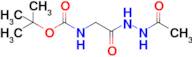 tert-Butyl (2-(2-acetylhydrazinyl)-2-oxoethyl)carbamate