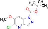 tert-Butyl 5-chloro-6-methoxy-1H-pyrazolo[4,3-b]pyridine-1-carboxylate