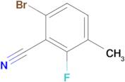 6-Bromo-2-fluoro-3-methylbenzonitrile