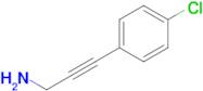 3-(4-Chlorophenyl)prop-2-yn-1-amine