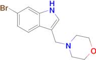 4-((6-Bromo-1H-indol-3-yl)methyl)morpholine