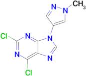 2,6-Dichloro-9-(1-methyl-1H-pyrazol-4-yl)-9H-purine