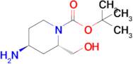 Tert-butyl (2S,4S)-4-amino-2-(hydroxymethyl)piperidine-1-carboxylate