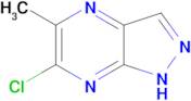 6-Chloro-5-methyl-1H-pyrazolo[3,4-b]pyrazine