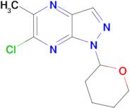 6-Chloro-5-methyl-1-(tetrahydro-2H-pyran-2-yl)-1H-pyrazolo[3,4-b]pyrazine