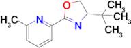 (S)-4-(tert-Butyl)-2-(6-methylpyridin-2-yl)-4,5-dihydrooxazole