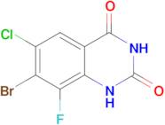 7-Bromo-6-chloro-8-fluoroquinazoline-2,4(1H,3H)-dione