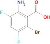 2-Amino-6-bromo-3,5-difluorobenzoic acid