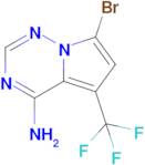 7-Bromo-5-(trifluoromethyl)pyrrolo[2,1-f][1,2,4]triazin-4-amine