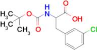 2-((Tert-butoxycarbonyl)amino)-3-(3-chlorophenyl)propanoic acid