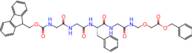 Benzyl (S)-11-benzyl-1-(9H-fluoren-9-yl)-3,6,9,12,15-pentaoxo-2,18-dioxa-4,7,10,13,16-pentaazaicos…