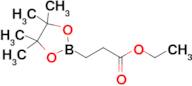 Ethyl 3-(4,4,5,5-tetramethyl-1,3,2-dioxaborolan-2-yl)propanoate