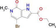 Ethyl 4-bromo-6-methyl-7-oxo-6,7-dihydro-1H-pyrrolo[2,3-c]pyridine-2-carboxylate