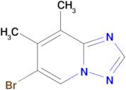 6-Bromo-7,8-dimethyl-[1,2,4]triazolo[1,5-a]pyridine