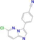 4-(6-Chloroimidazo[1,2-b]pyridazin-3-yl)benzonitrile