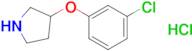 3-(3-Chlorophenoxy)pyrrolidine hydrochloride