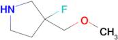 3-Fluoro-3-(methoxymethyl)pyrrolidine