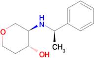 (3R,4R)-3-(((R)-1-Phenylethyl)amino)tetrahydro-2H-pyran-4-ol