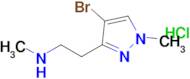 2-(4-Bromo-1-methyl-1H-pyrazol-3-yl)-n-methylethan-1-amine hydrochloride