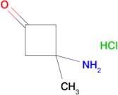 3-Amino-3-methylcyclobutan-1-onehydrochloride