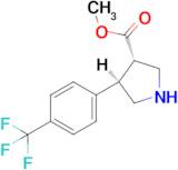 Methyl(3S,4R)-4-(4-(trifluoromethyl)phenyl)pyrrolidine-3-carboxylate