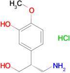 (R)-5-(1-Amino-3-hydroxypropan-2-yl)-2-methoxyphenolhydrochloride