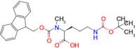 (S)-2-((((9H-Fluoren-9-yl)methoxy)carbonyl)(methyl)amino)-5-((tert-butoxycarbonyl)amino)pentanoi...