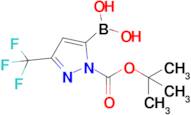 (1-(Tert-butoxycarbonyl)-3-(trifluoromethyl)-1H-pyrazol-5-yl)boronic acid