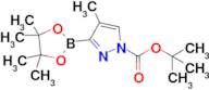 Tert-butyl 4-methyl-3-(4,4,5,5-tetramethyl-1,3,2-dioxaborolan-2-yl)-1H-pyrazole-1-carboxylate