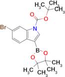 Tert-butyl 6-bromo-3-(4,4,5,5-tetramethyl-1,3,2-dioxaborolan-2-yl)-1H-indole-1-carboxylate