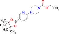 Ethyl 4-(5-(4,4,5,5-tetramethyl-1,3,2-dioxaborolan-2-yl)pyridin-2-yl)piperazine-1-carboxylate
