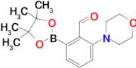 2-Morpholino-6-(4,4,5,5-tetramethyl-1,3,2-dioxaborolan-2-yl)benzaldehyde