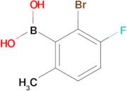 (2-Bromo-3-fluoro-6-methylphenyl)boronic acid