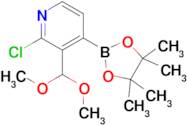 2-Chloro-3-(dimethoxymethyl)-4-(4,4,5,5-tetramethyl-1,3,2-dioxaborolan-2-yl)pyridine