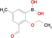 (2-Ethoxy-3-formyl-5-methylphenyl)boronic acid