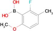 (2-Fluoro-6-methoxy-3-methylphenyl)boronic acid